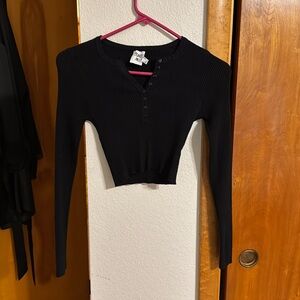 Princess Polly cropped LS